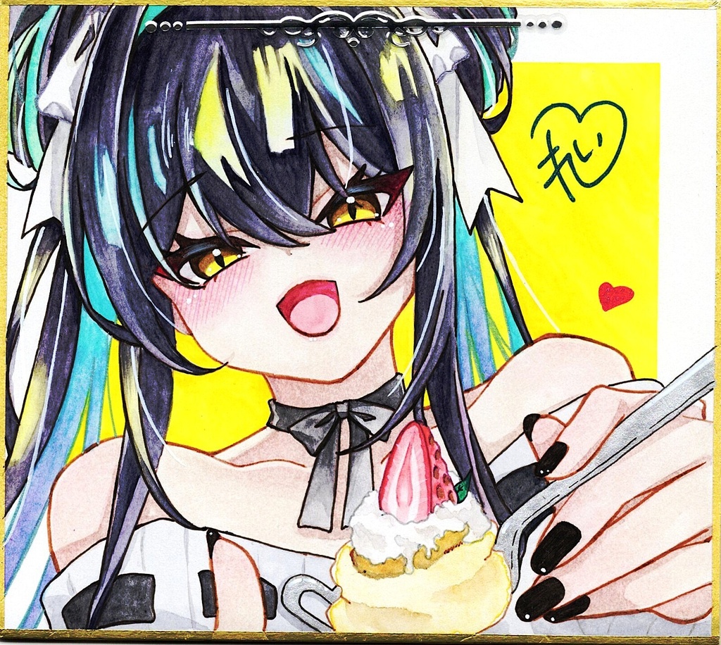 セイレーン　小サイズ色紙原画