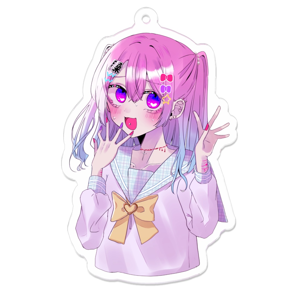 ラリラリ空元気ちゃんアクリルキーホルダー