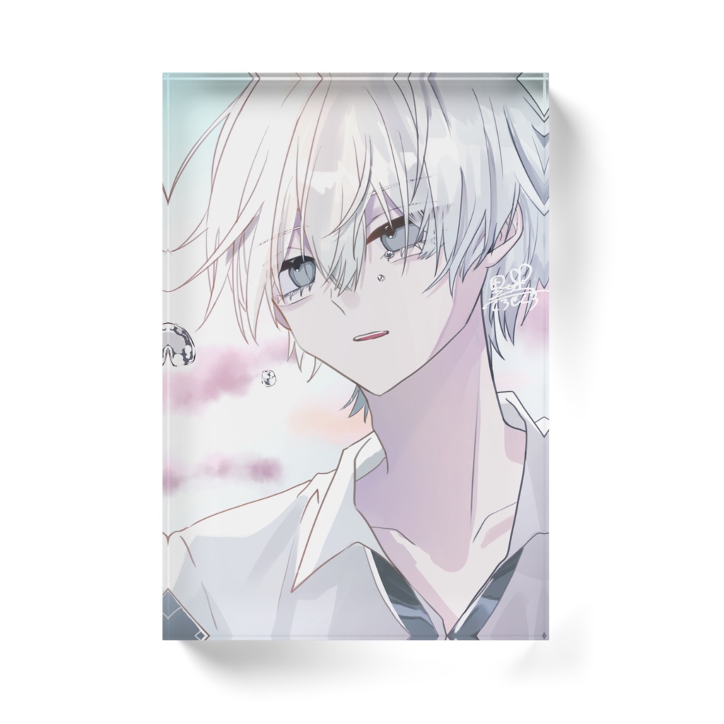 朝焼け アクリルブロック