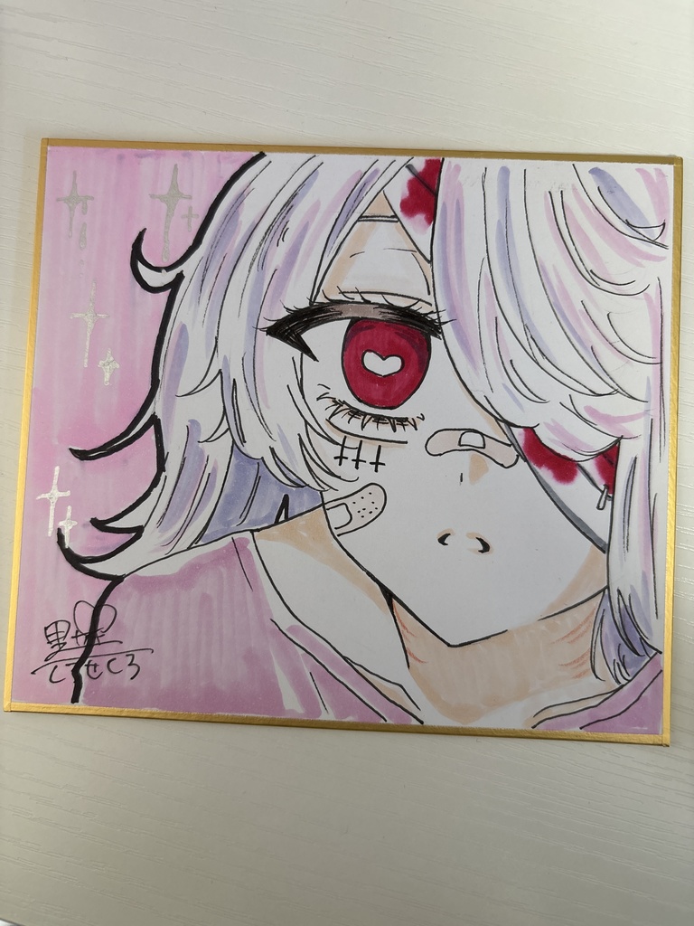 原画色紙(双子天使2)