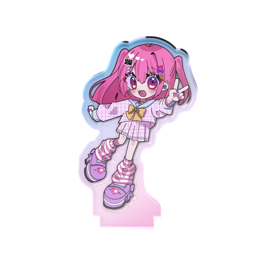 空元気ちゃんアクリルフィギュア(50×50mm)