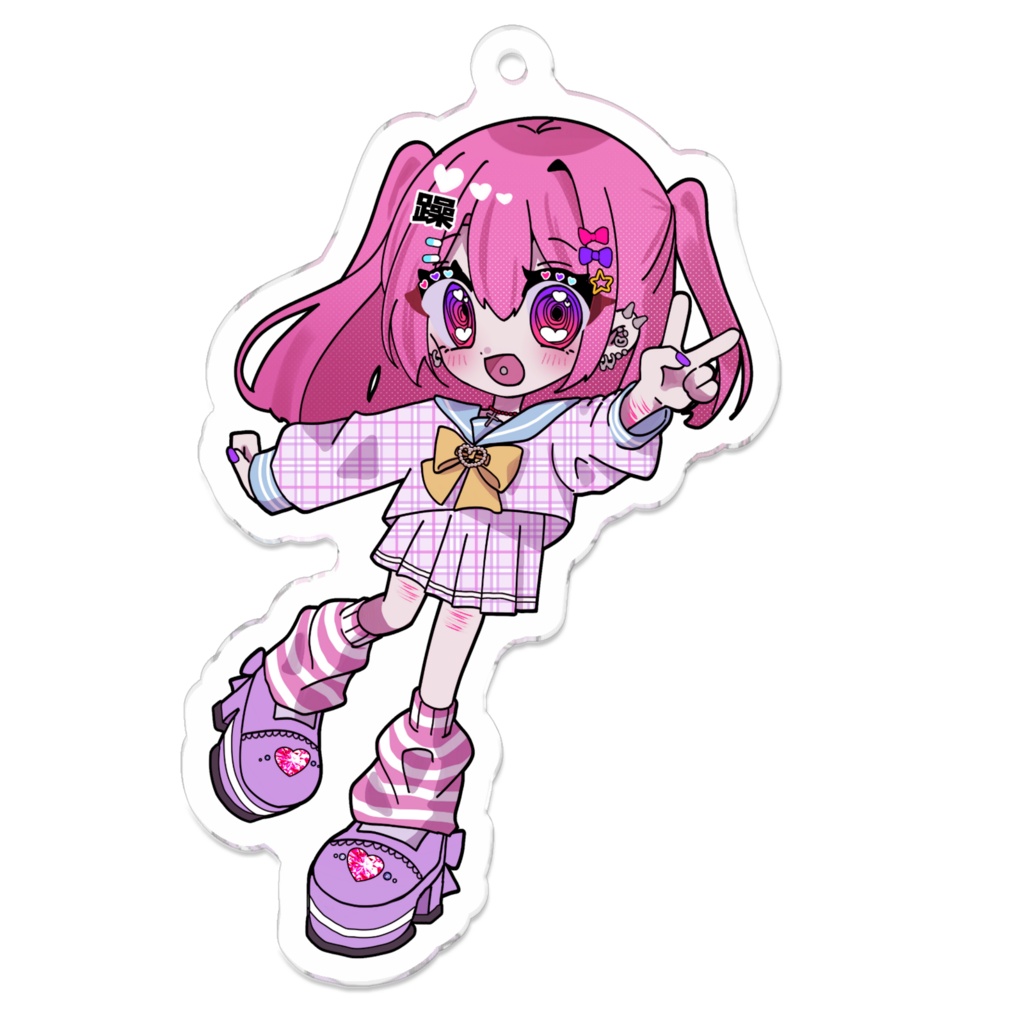 デフォルメ空元気ちゃんアクキー(躁)