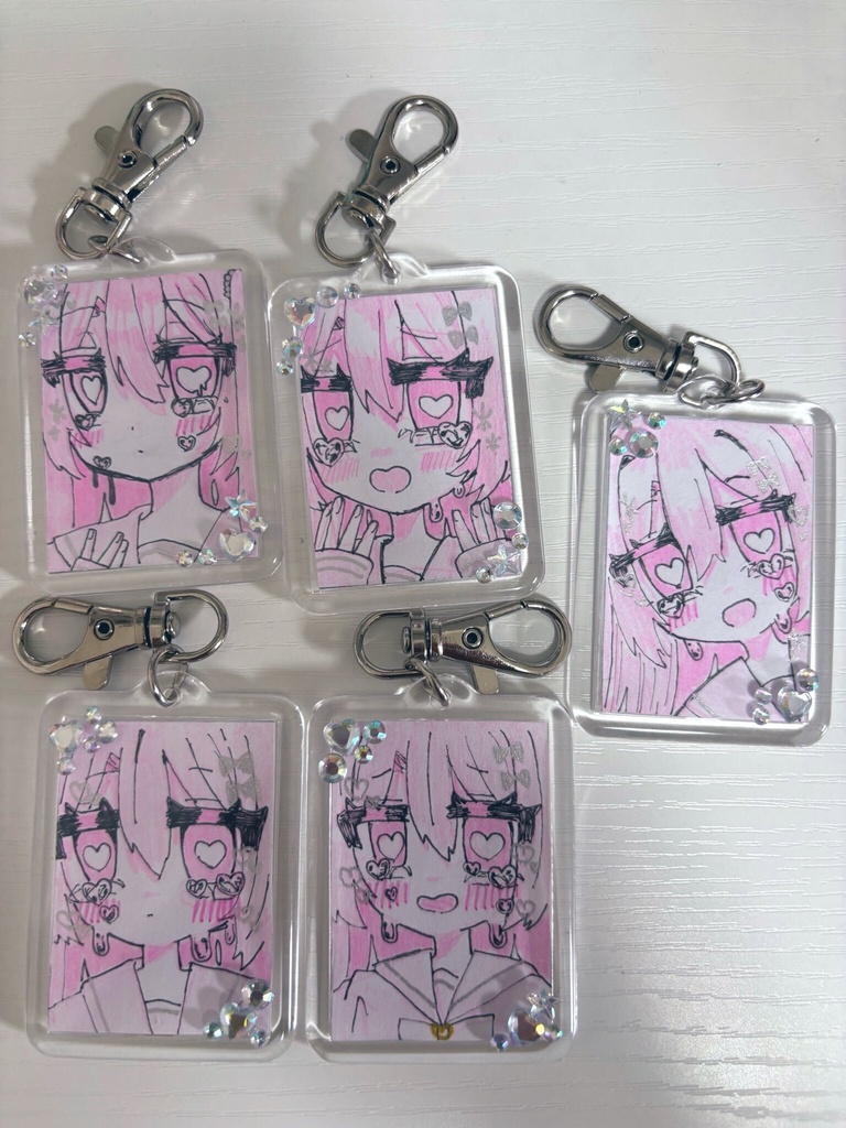 PinkyHeartDrop 原画アクキー(ランダム)