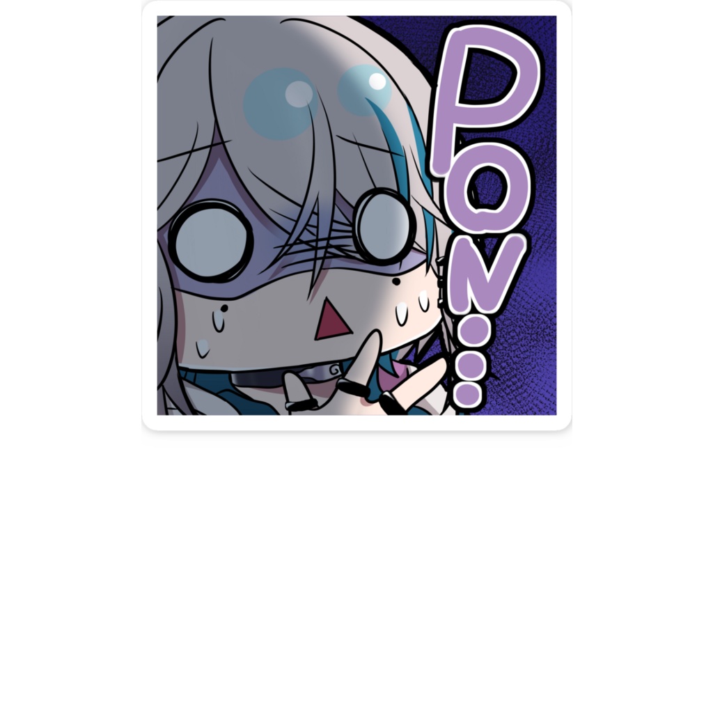 スマホステッカー PON