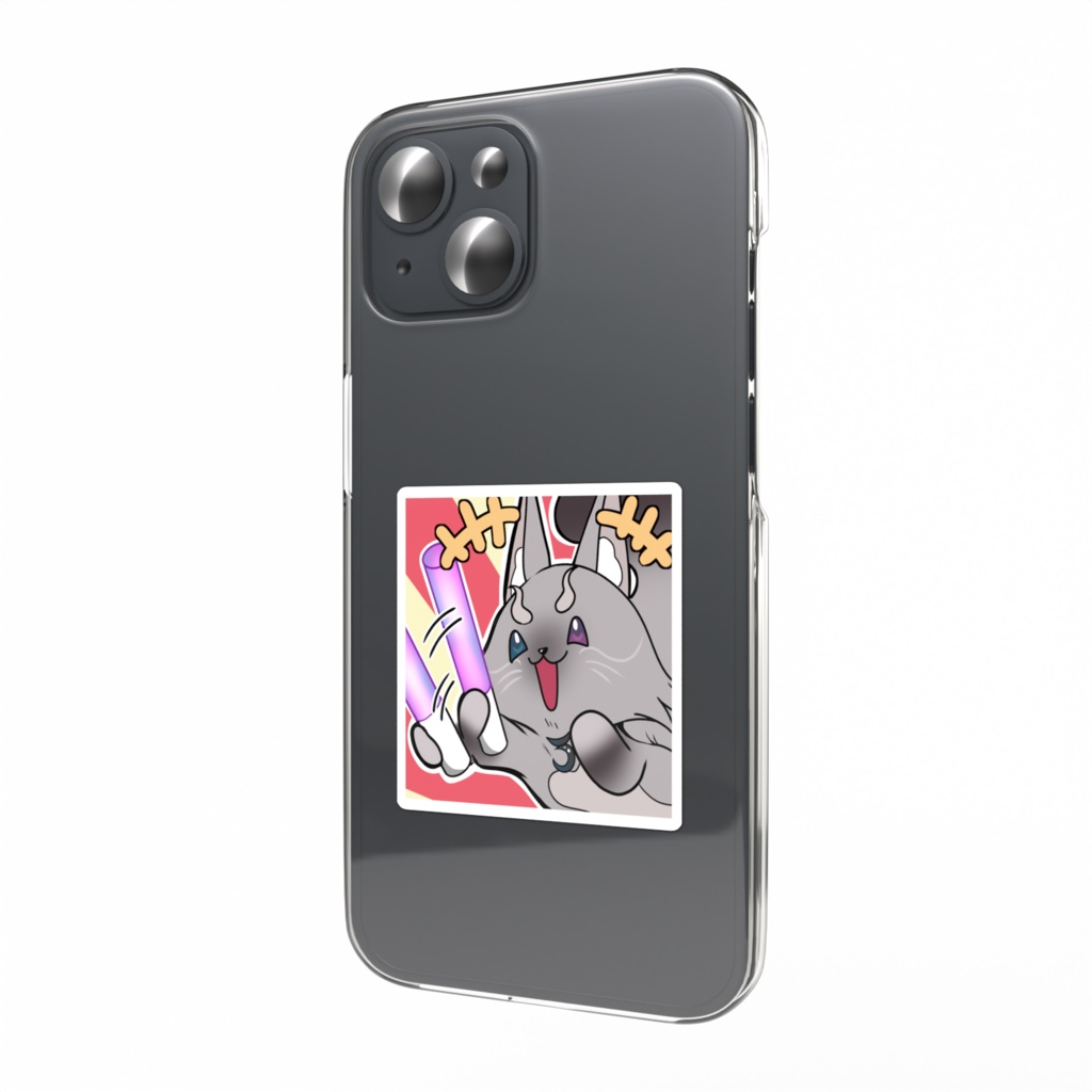 スマホステッカー サイリウムオトモ