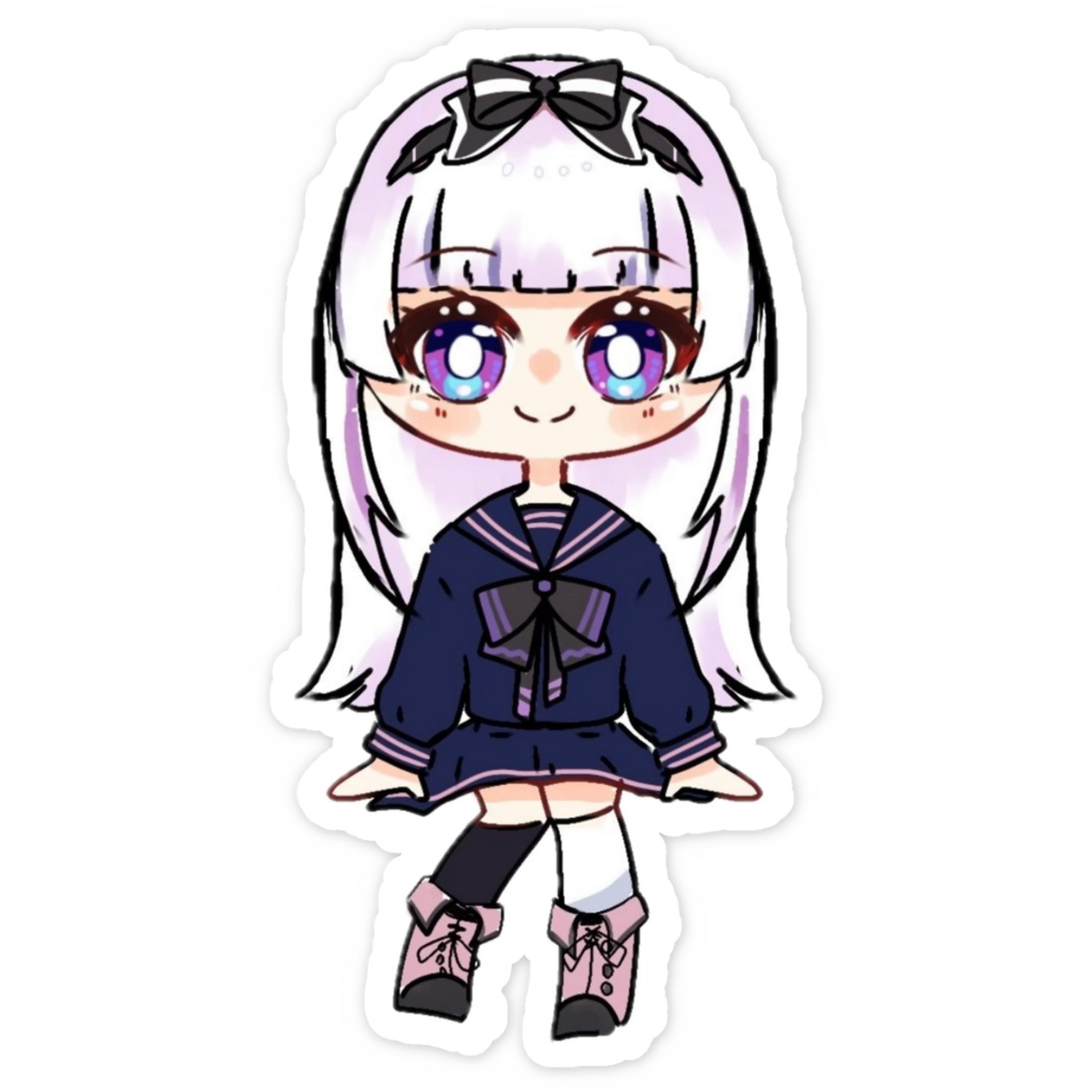 はつグッズJC白夜ステッカー!周年!生誕!