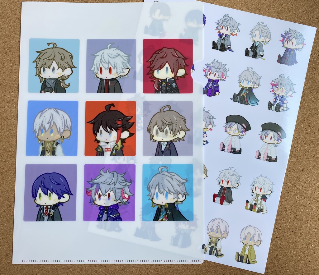 【完売】セルフカットシール•クリアファイルセット