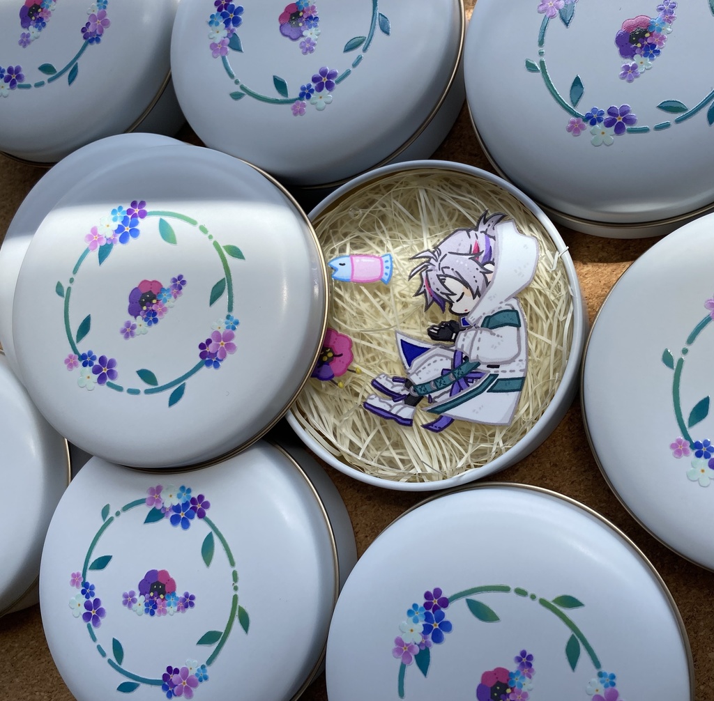 【完売】ちいさないのちのラウンド缶
