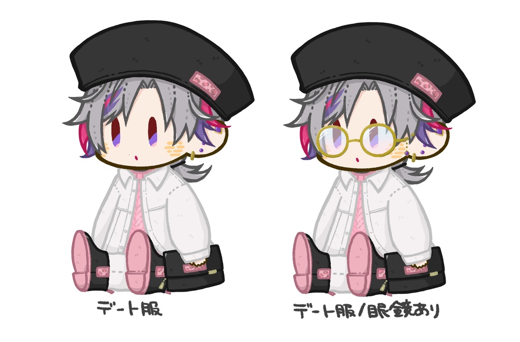 ぬいぐるみ風アクリルキーホルダー