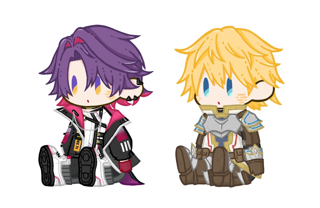 ぬいぐるみ風アクリルキーホルダー