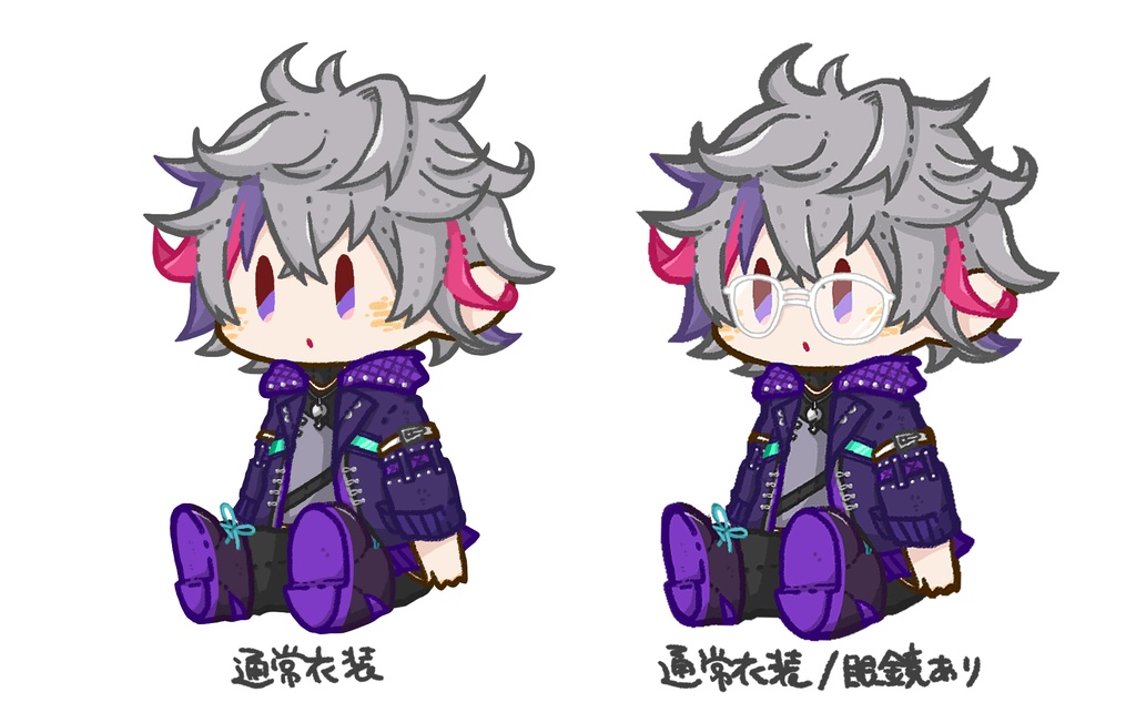 ぬいぐるみ風アクリルキーホルダー