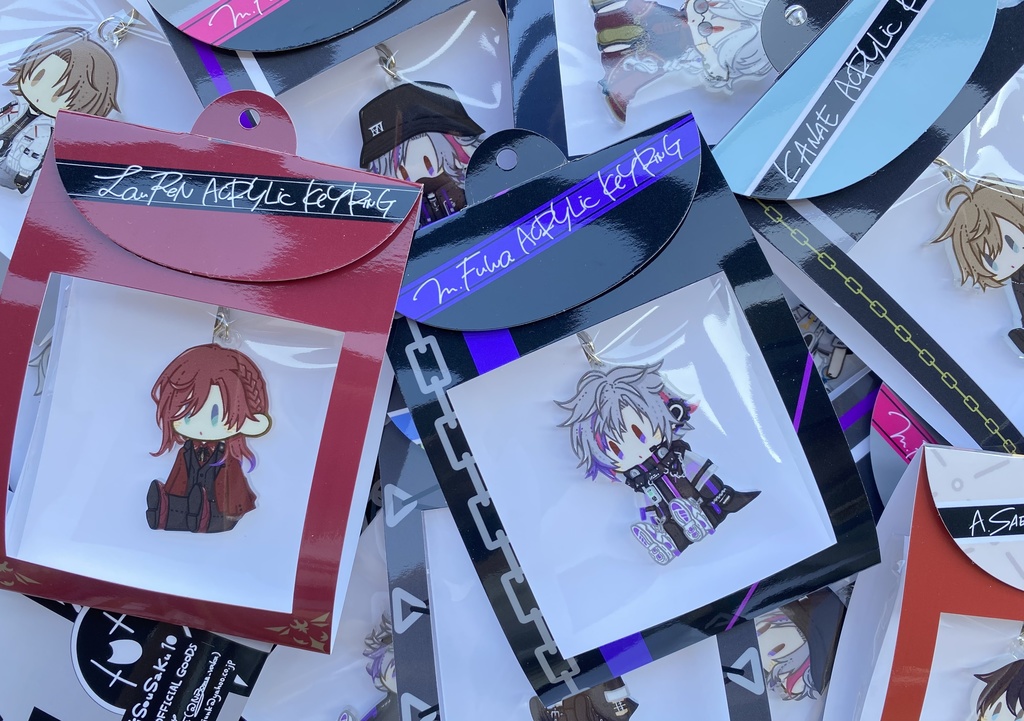 ぬいぐるみ風アクリルキーホルダー