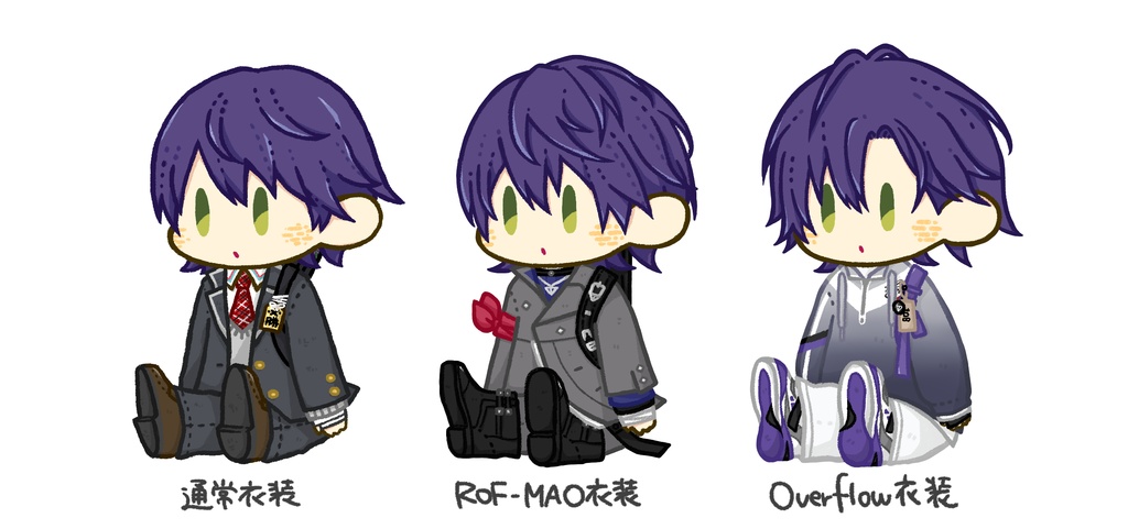 ぬいぐるみ風アクリルキーホルダー