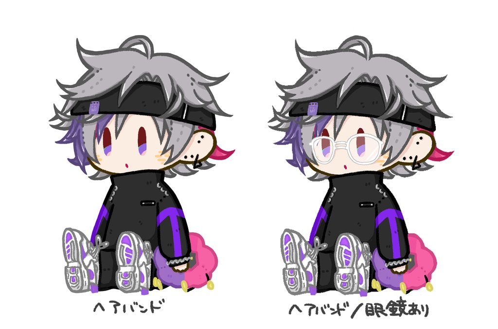 ぬいぐるみ風アクリルキーホルダー