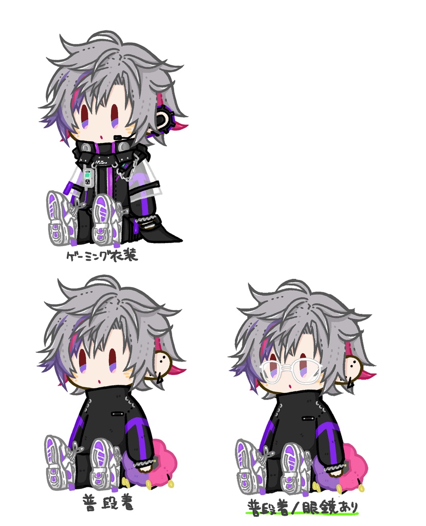 ぬいぐるみ風アクリルキーホルダー