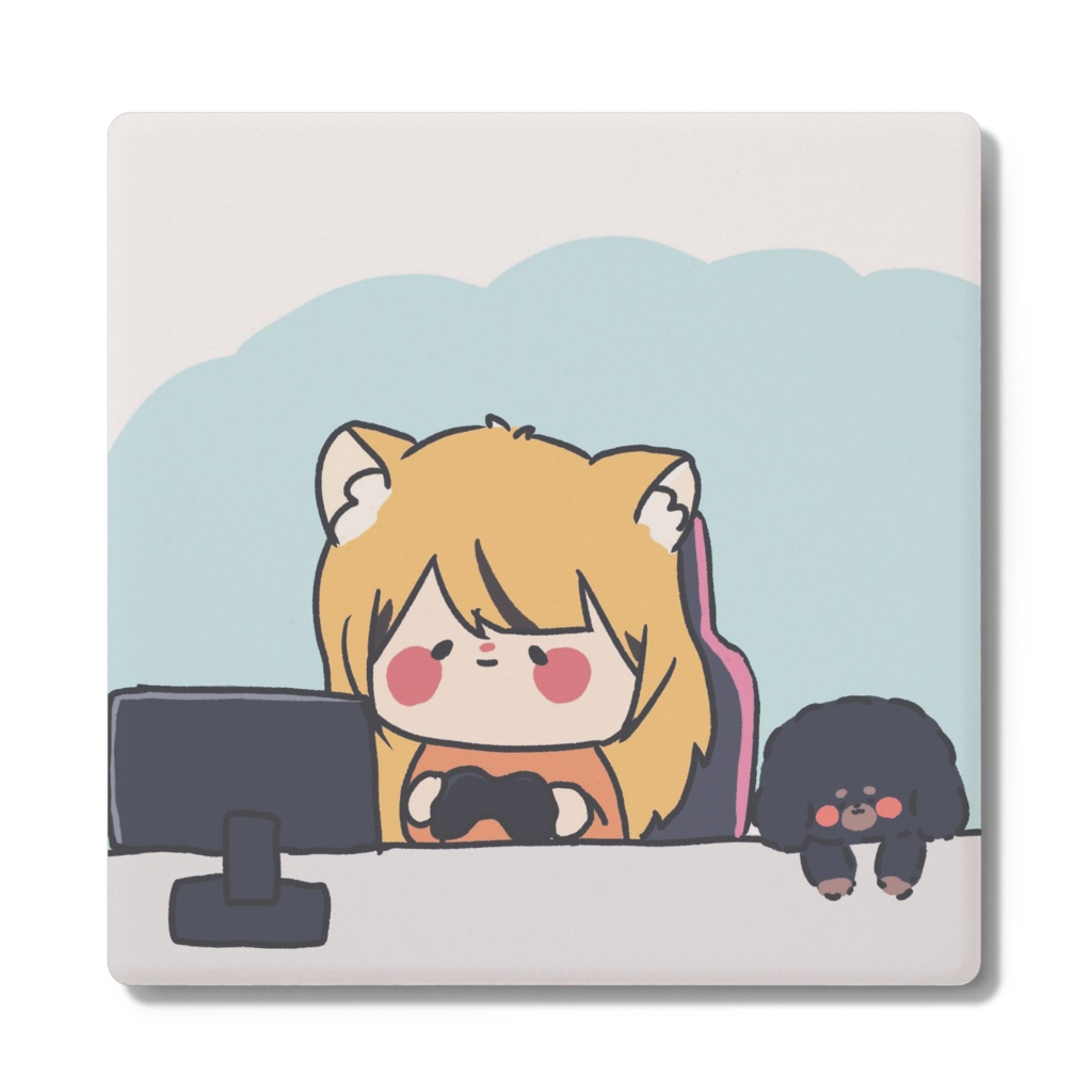 まったり配信風景コースター