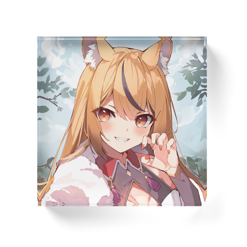 ゆず アクリルブロック