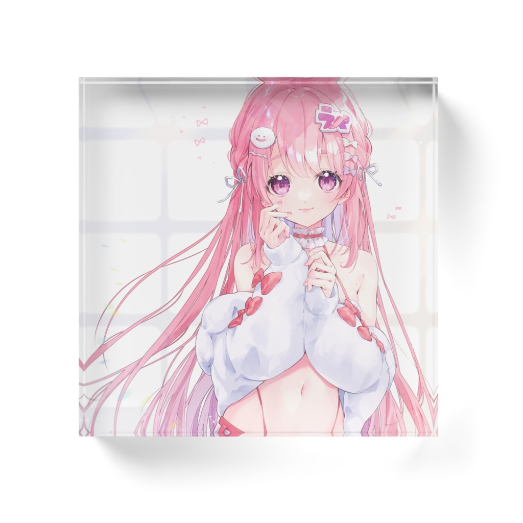 【期間限定】新衣装ぽんたんのアクリルブロック 2周年ver