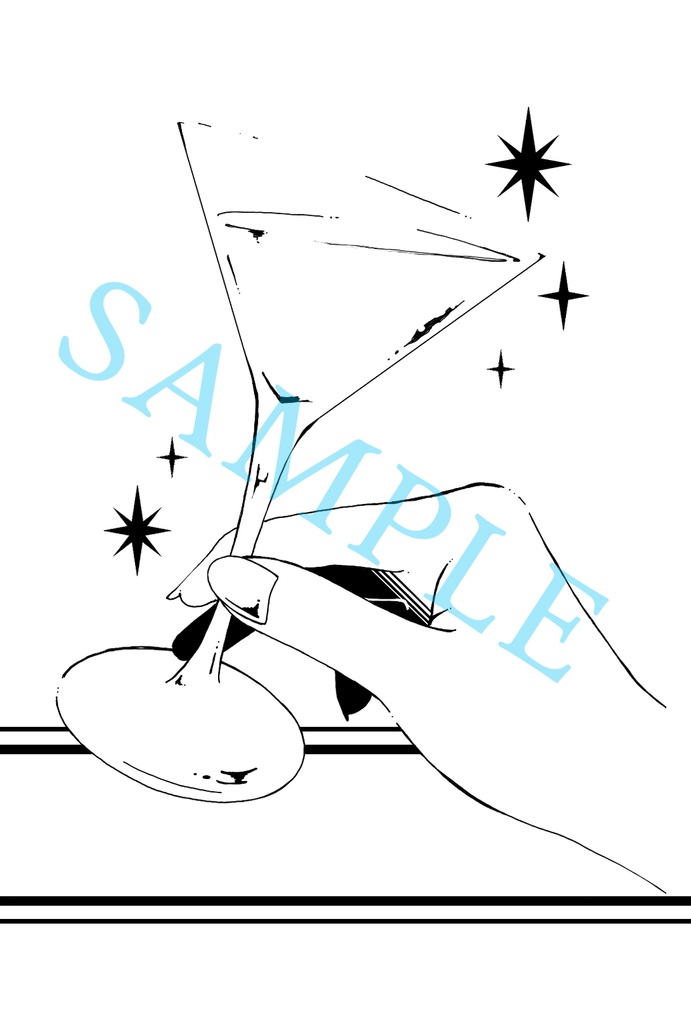 カクテルインクカード◆10枚入り