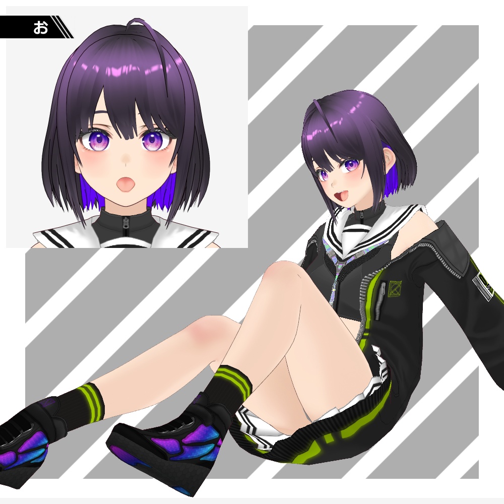 【VRM/VRoid正式版】3Dモデル シキ