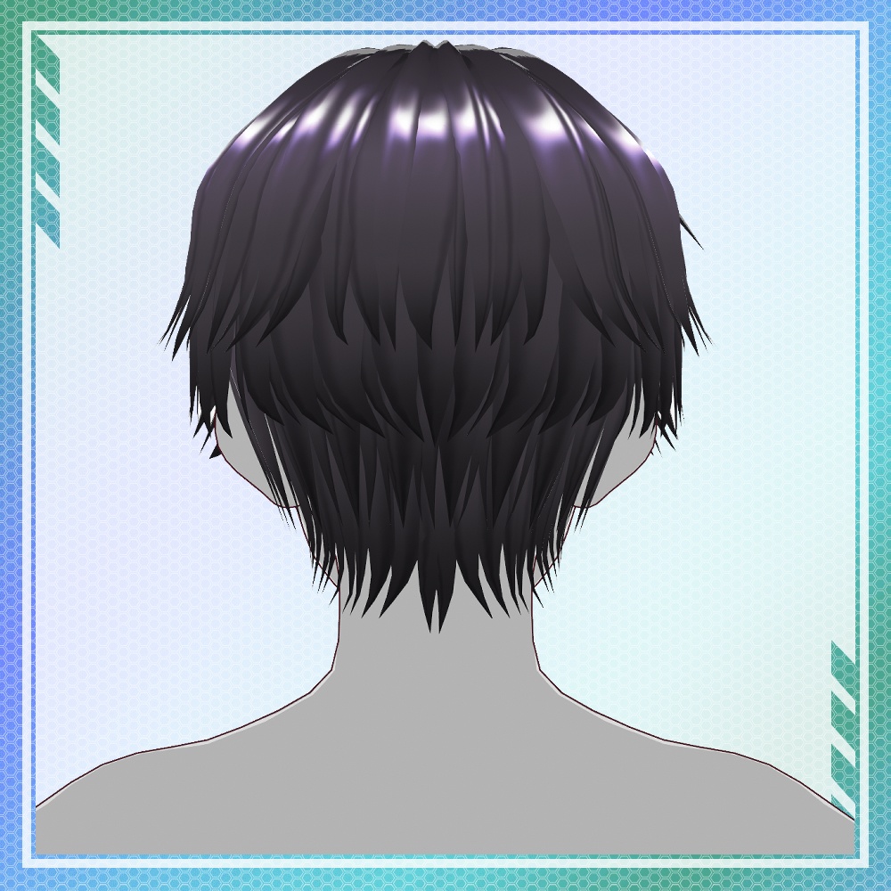 【VRoid】メンズ ナチュラルショートヘア