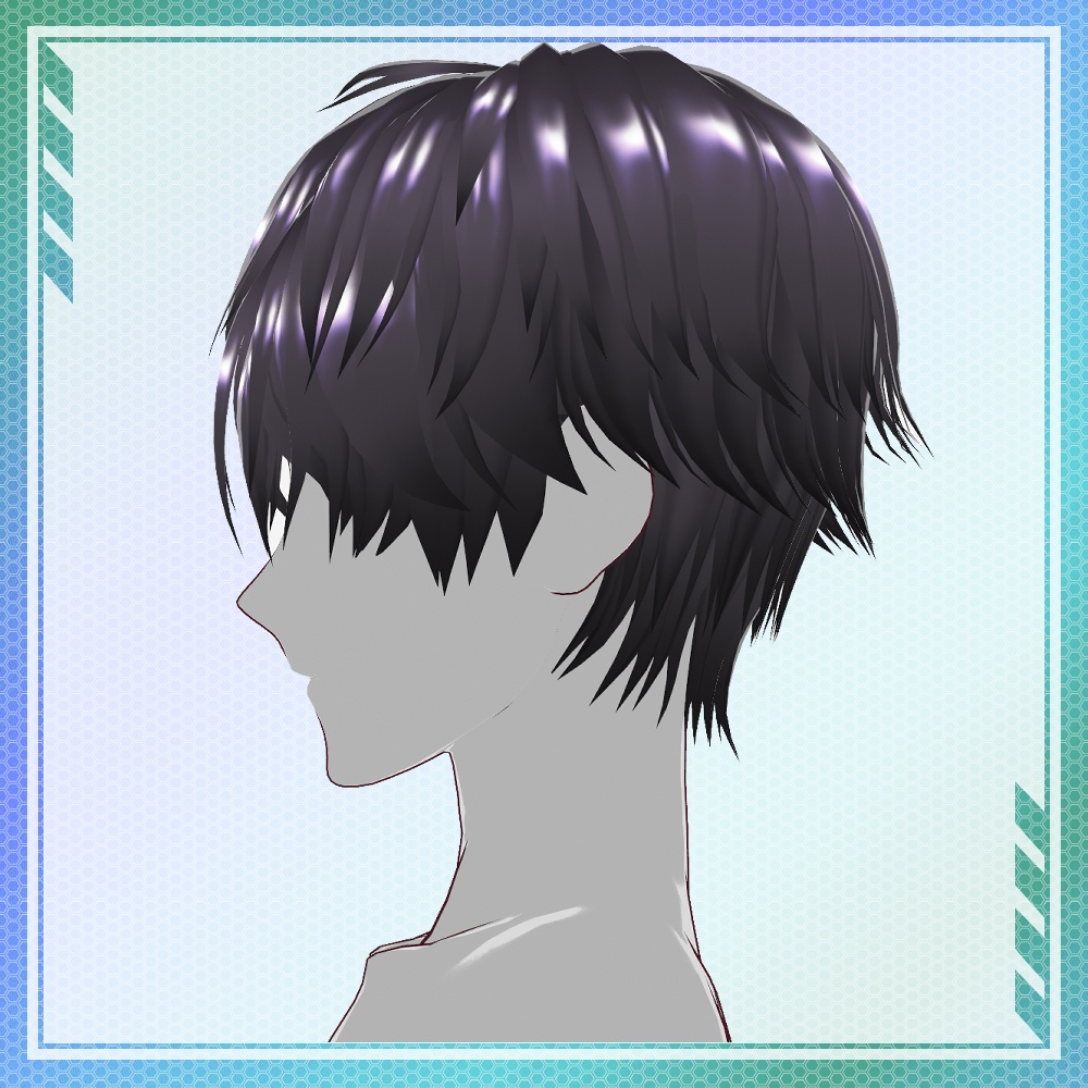 【VRoid】メンズ ナチュラルショートヘア