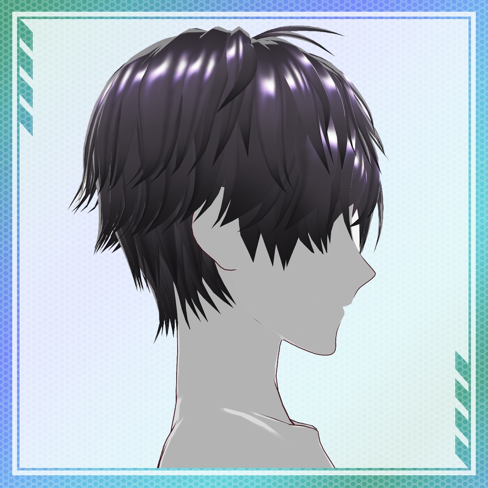 【VRoid】メンズ ナチュラルショートヘア