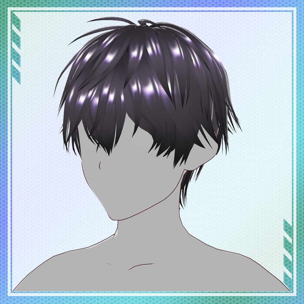 【VRoid】メンズ ナチュラルショートヘア