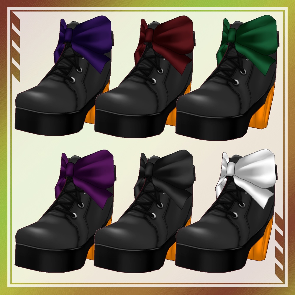 【VRoid】ハロウィン用ドレスセット