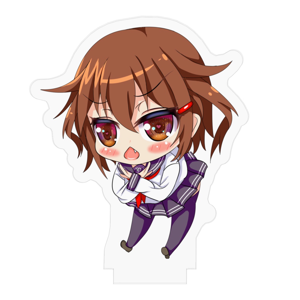 デフォルメそんなんじゃダメよ雷アクリルフィギュア50×50mm