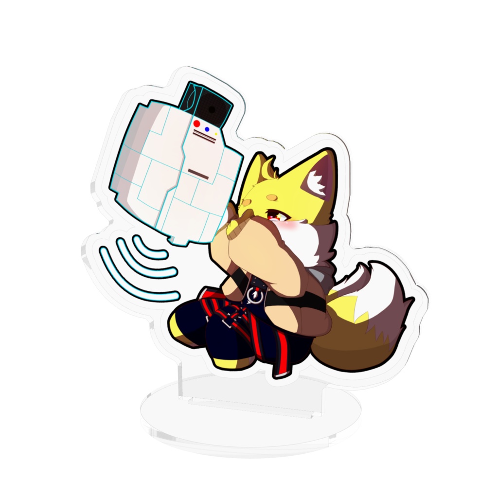 ミニ猫狐アクリルフィギュア