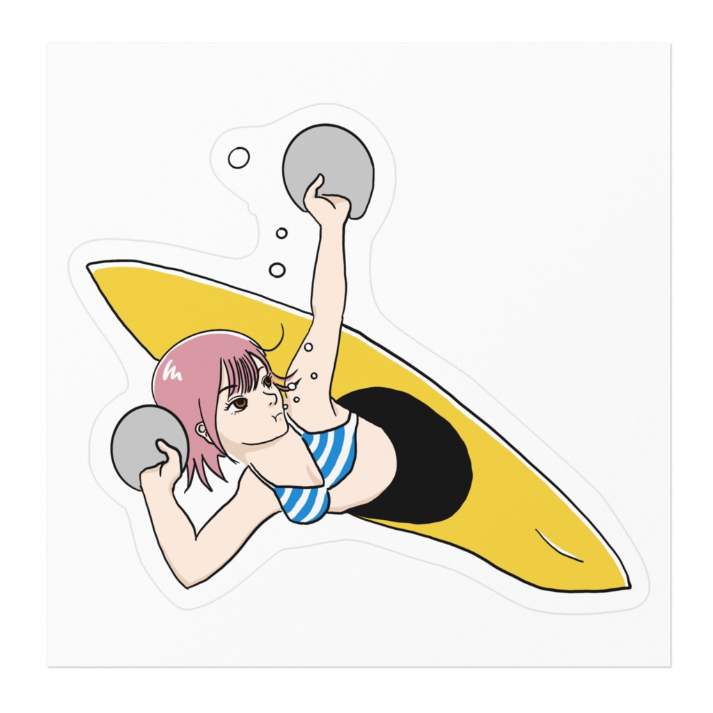 浅井ラム ステッカー(大)