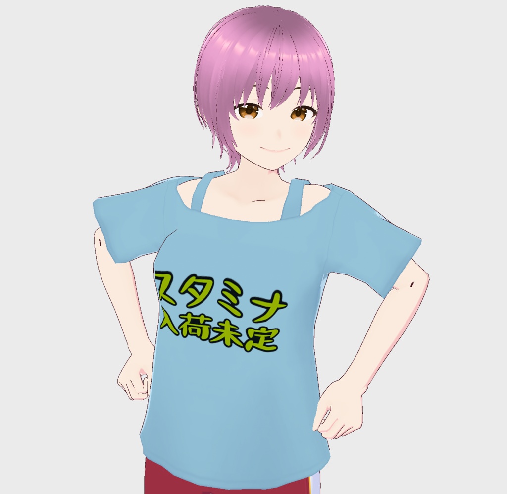 VRoid Tシャツ スタミナ入荷未定（ダサT）