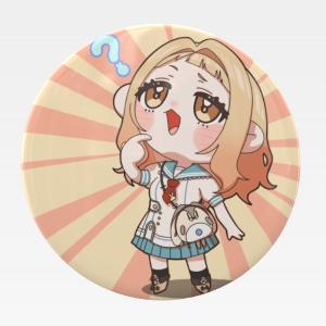 ノア缶バッチ【はてな】(あんしんBOOTHパック)