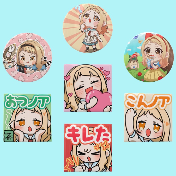 ノア缶バッチ【全部セット】(あんしんBOOTHパック)