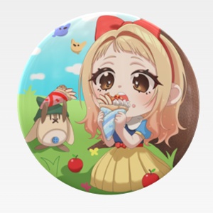 ノア缶バッチ【アリス】(クリックポスト)