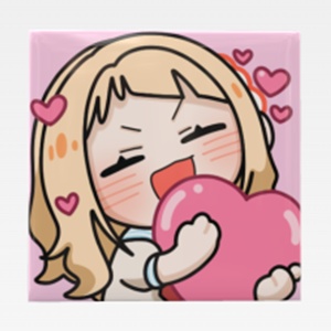 ノア缶バッチ【いいね】(クリックポスト)