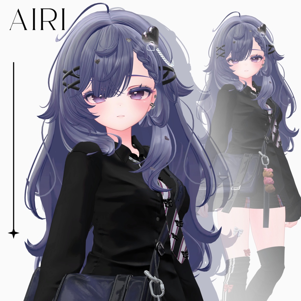 【VRC Hair】 Ruby_Hair