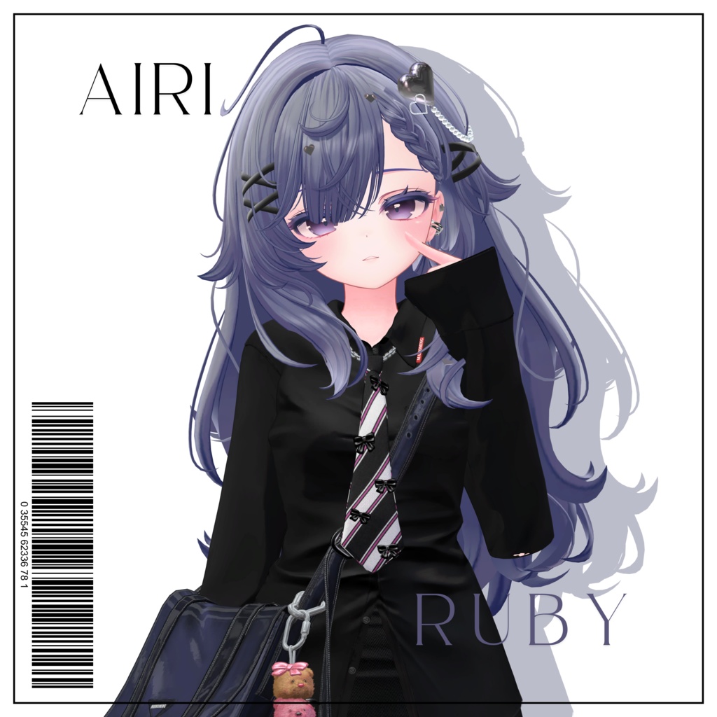 【VRC Hair】 Ruby_Hair