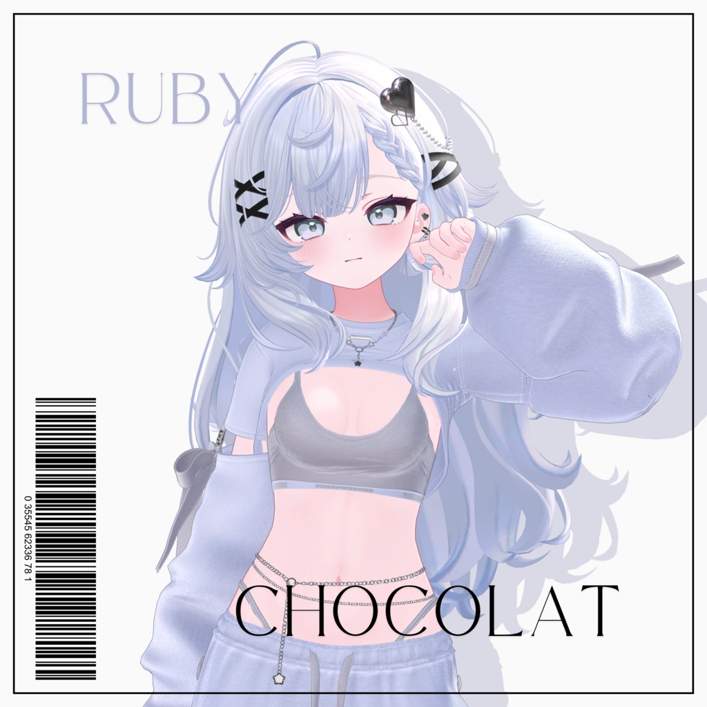 【VRC Hair】 Ruby_Hair