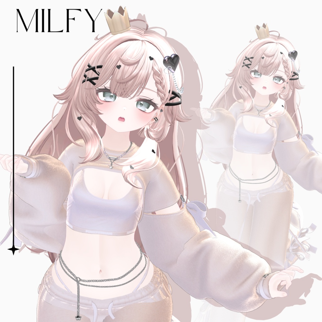 【VRC Hair】 Ruby_Hair