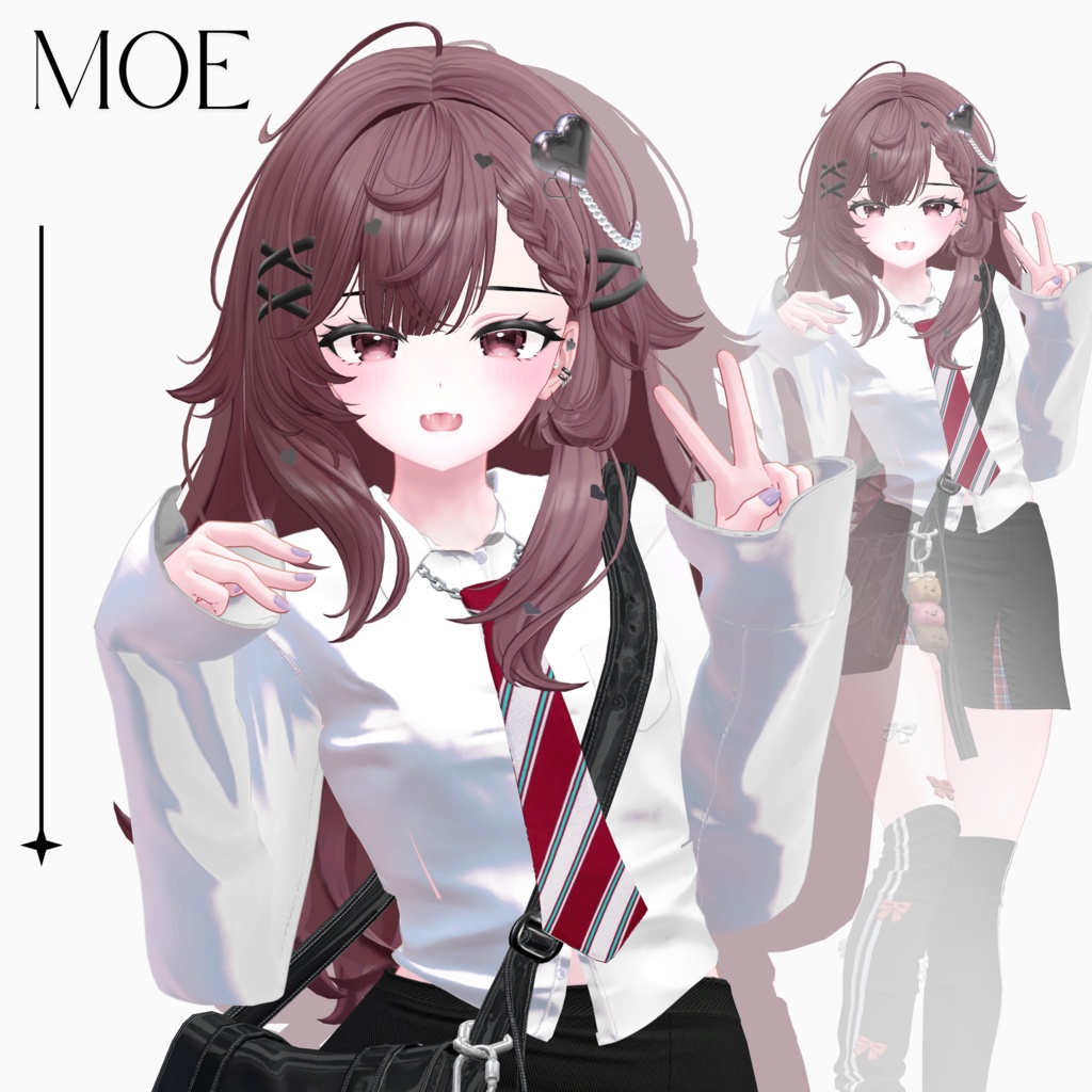 【VRC Hair】 Ruby_Hair