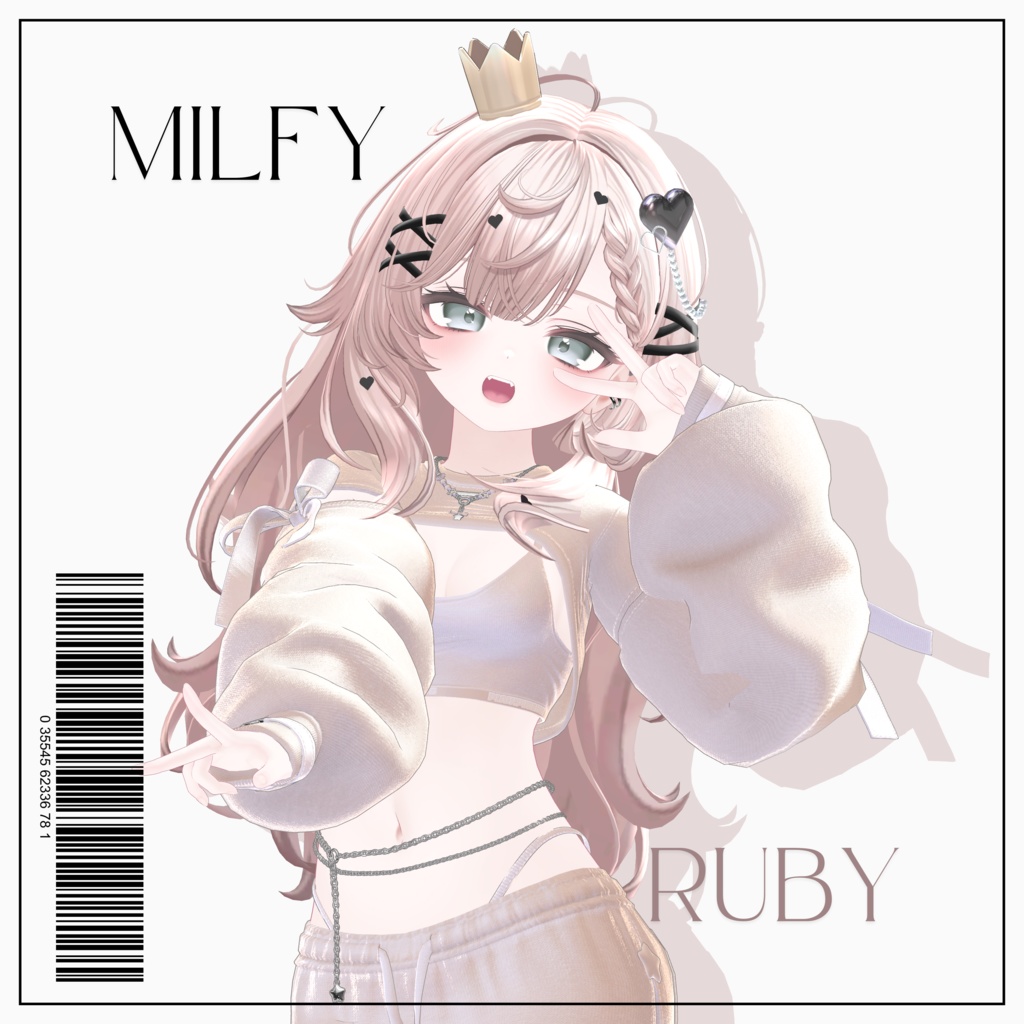 【VRC Hair】 Ruby_Hair