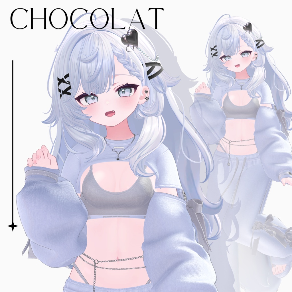 【VRC Hair】 Ruby_Hair