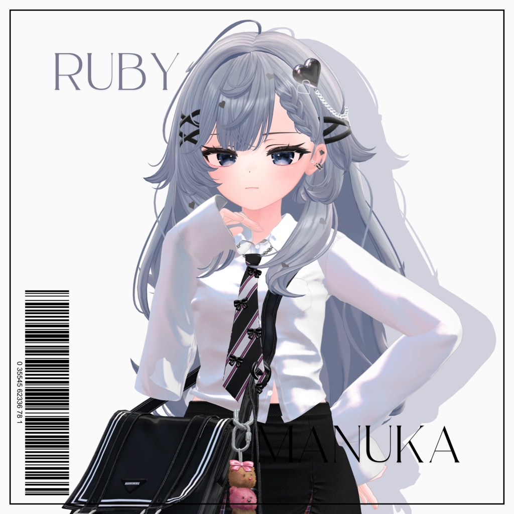 【VRC Hair】 Ruby_Hair