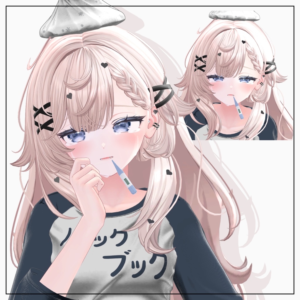 【VRC Hair】 Ruby_Hair