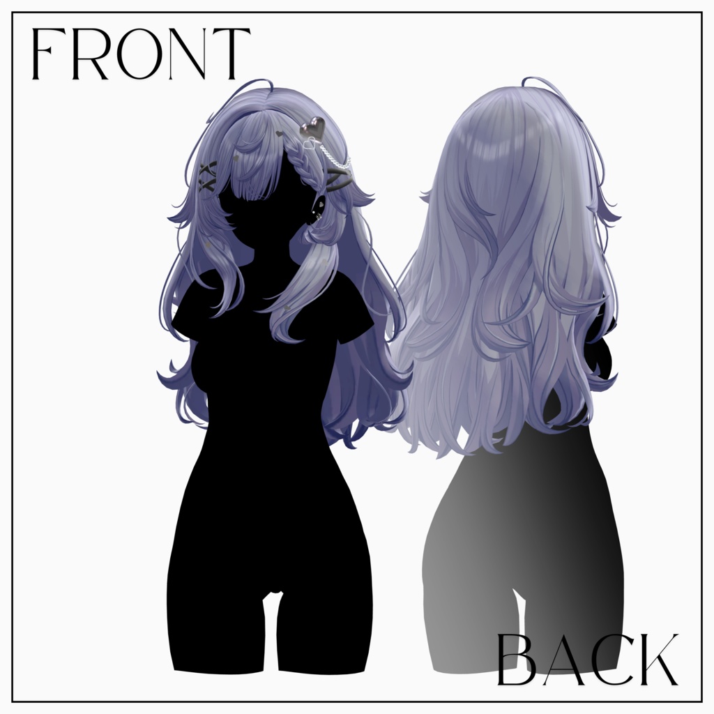 【VRC Hair】 Ruby_Hair