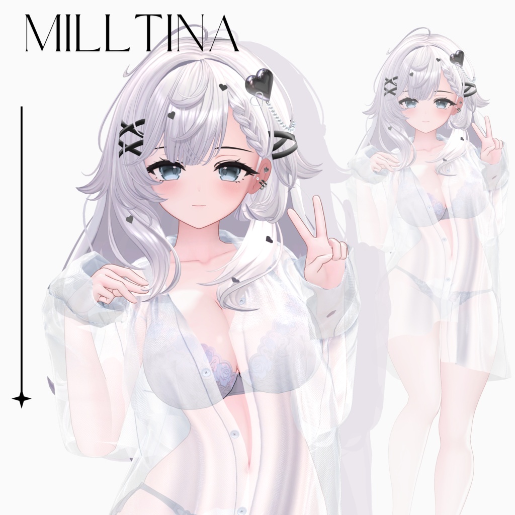 【VRC Hair】 Ruby_Hair