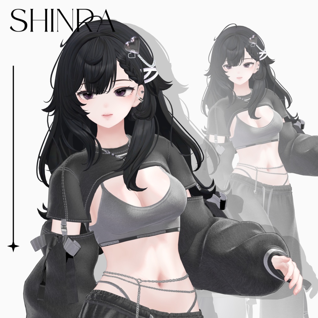 【VRC Hair】 Ruby_Hair