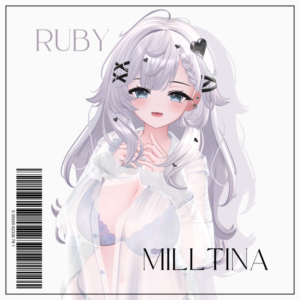 【VRC Hair】 Ruby_Hair